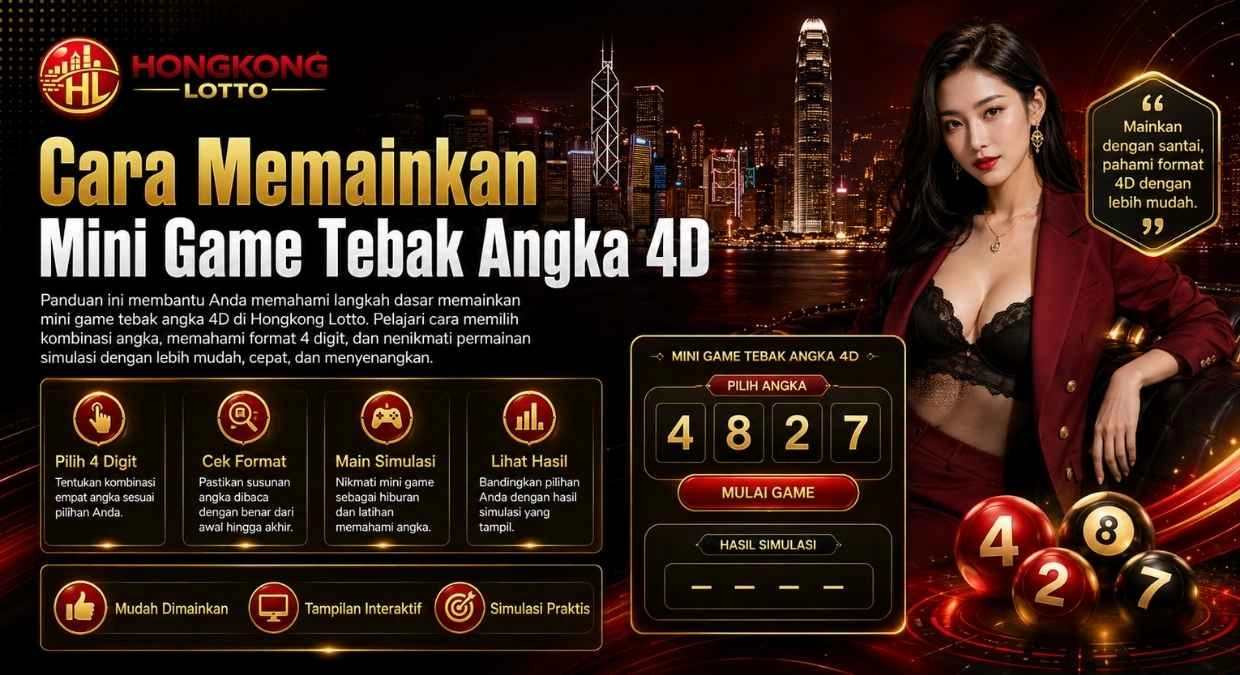 Cara Memainkan Mini Game Tebak Angka 4D Hongkong Lotto dengan Benar