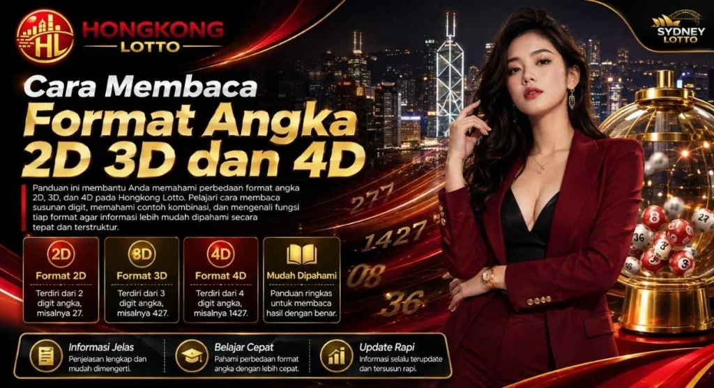 Cara Membaca Format Angka 2D 3D dan 4D