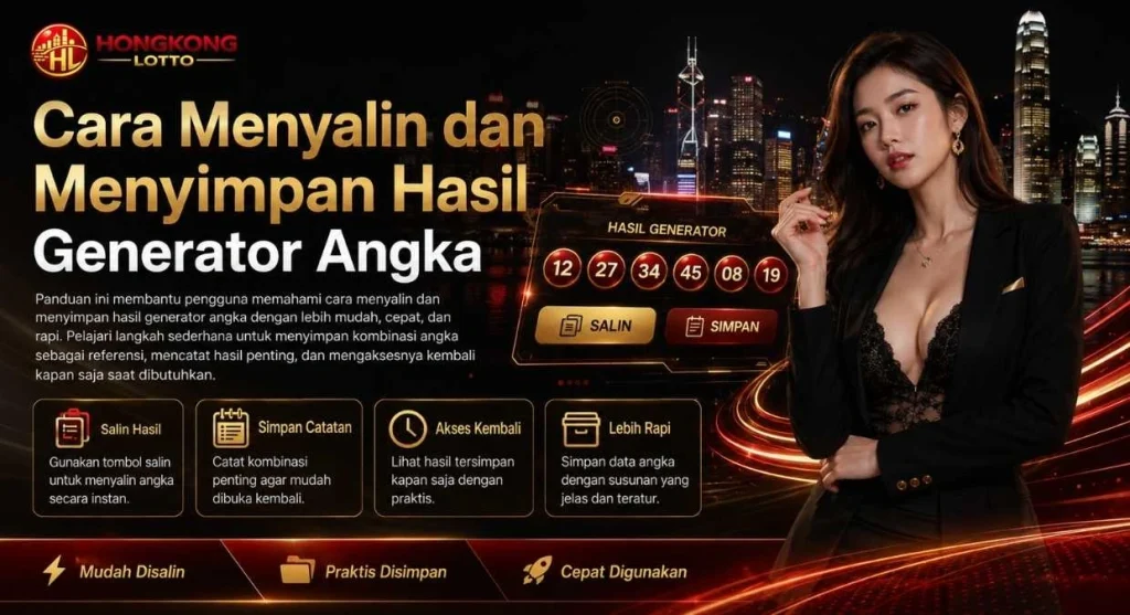 Cara Menyalin dan Menyimpan Hasil Generator Angka