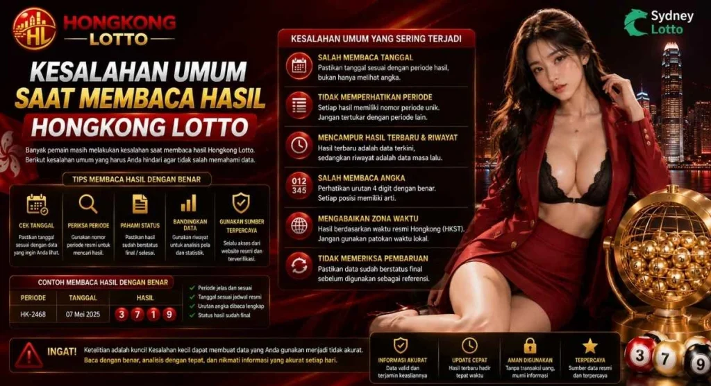 Kesalahan Umum Saat Membaca Hasil Hongkong Lotto