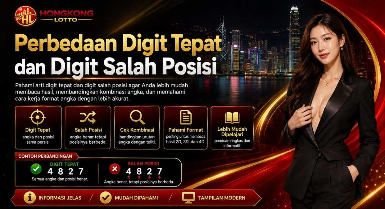Perbedaan Digit Tepat dan Digit Salah Posisi pada Game Hongkong Lotto